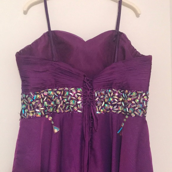 Purple special occasion dress - Picture 6 of 7